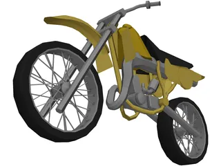 Kawasaki KX-80 (1982)  3D Model