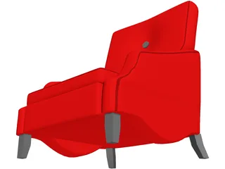 Chair Lounge Princeton 3D Model