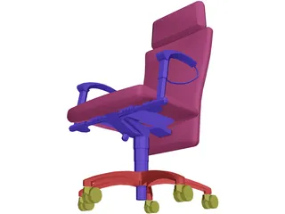 Chair Arms Exec 3D Model