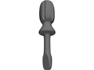 Toy Screwdriver 3D Model