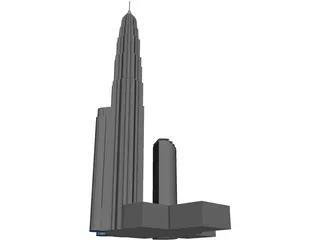 Petronas Twin Tower 3D Model