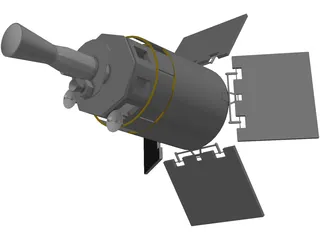 Defense Satellite (DSP) 3D Model