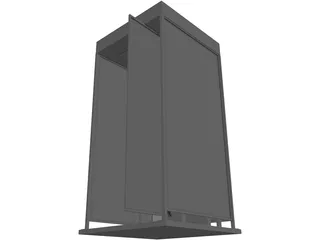 Phone Booth Japanese 3D Model