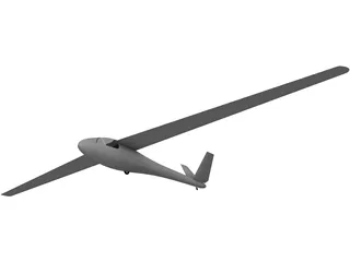 Segelfliegen Glider 3D Model