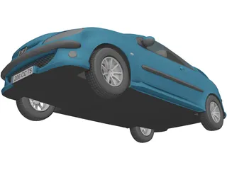 Peugeot 206CC 3D Model