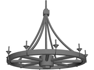 Lustre Far-West 3D Model