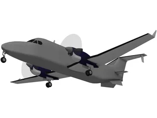 Beechcraft 1900-D 3D Model