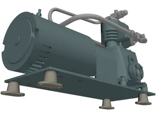 AC&R Compressor 3D Model