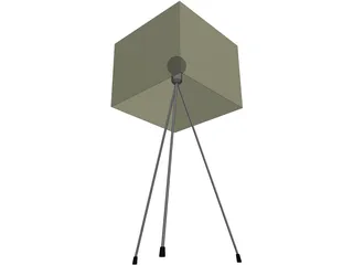 Kwadratowa Lamp 3D Model