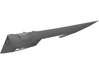 B-2 Stealth Bomber 3D Model