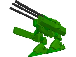 MAC II Monster 3D Model