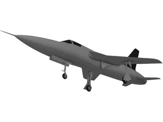 F-105 Thunderchief 3D Model