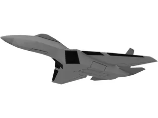 Sukhoi Su-60 Stealth 3D Model