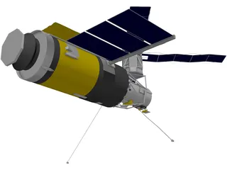 Skylab Space Station 3D Model