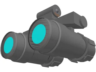 ITT F-4949 Night Vision Goggles 2 3D Model