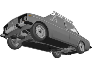 VAZ 2106 Lada 3D Model