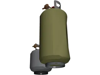 Propane Tanks 3D Model