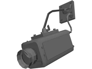 Video Security Camera 3D Model