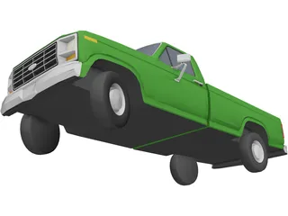 Ford F-Series Truck (1984) 3D Model