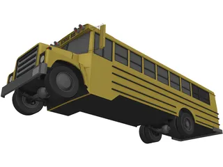 School Bus (1983) 3D Model