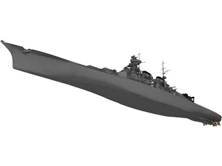 H-class Battleship 3D Model