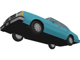 Oldsmobile Cutlass Brougham (1981) 3D Model