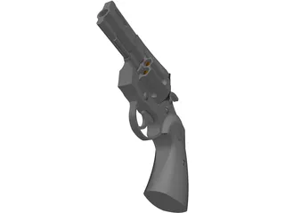 Colt Python 2 Inch Snub 3D Model