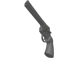 Colt Python 6 Inch 3D Model