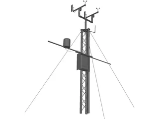 Meteo Station 3D Model