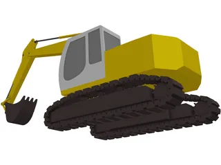 Excavator 3D Model