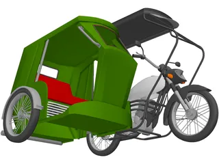 Tricycle Philippines 3D Model