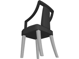 Chair Wood 3D Model