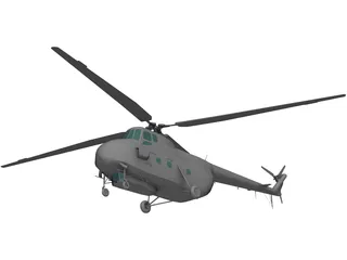 Mil Mi-4 3D Model