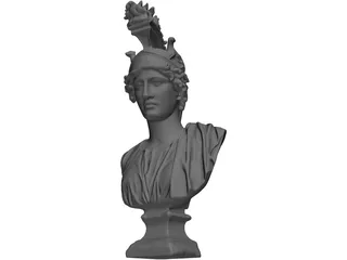 Bust Athena 3D Model