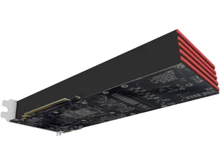 AMD Radeon 6970 3D Model