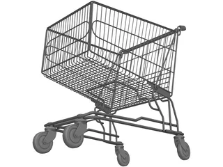 Shopping Cart 3D Model