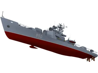 Type 037 Class Submarine Chaser 3D Model