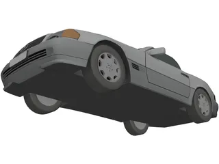 Mercedes-Benz 500SL 3D Model