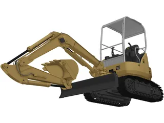 Excavator 3D Model