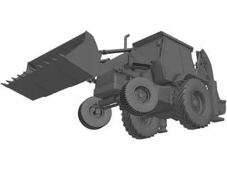 JCB 3DX 3D Model