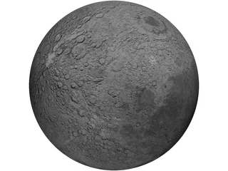 Moon 3D Model