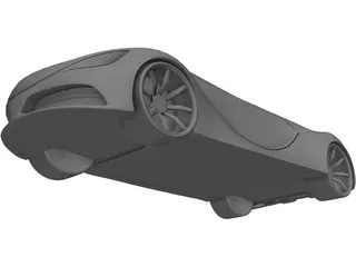 Z02 Concept Car 3D Model