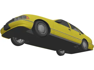 Chevrolet Taxi 3D Model