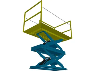 Scissor Lift 3D Model