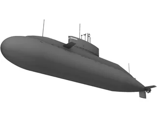 Submarine 3D Model