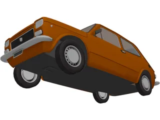 Fiat 127 (1971) 3D Model