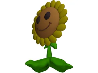 Sunflower 3D Model