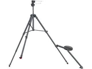 Camera Tripod 3D Model