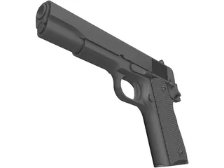 Colt 1911 Automatic 3D Model