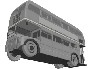 Double Decker Bus 3D Model